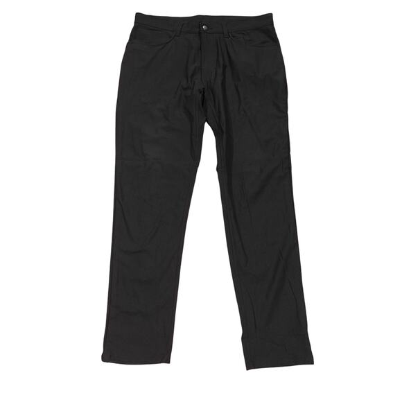 Burnside Black Modern Fit Everywhere Tech Pants Mens 33 - Picture 1 of 4